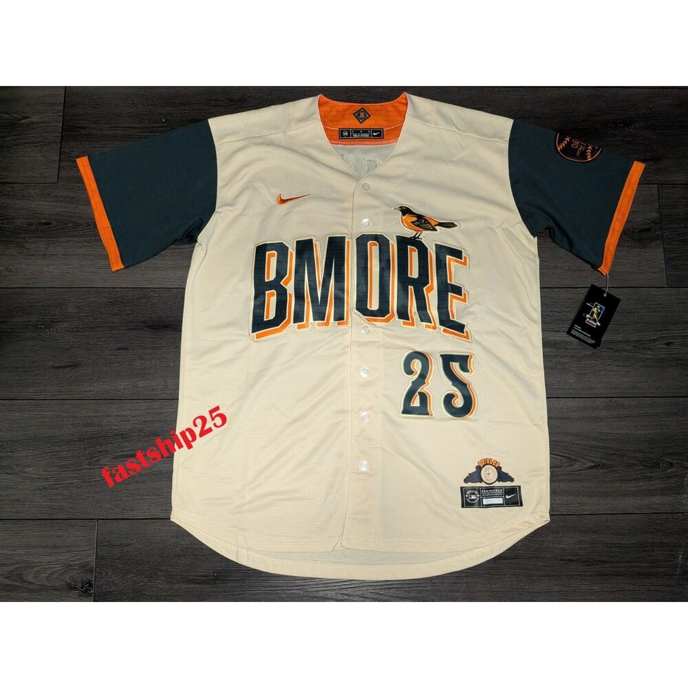 Pete Alonso #25 Baltimore Orioles ⚾ Cream 2026 City Connect Jersey Medium - Picture 1 of 5